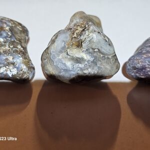 Natural Agate Stone Trio